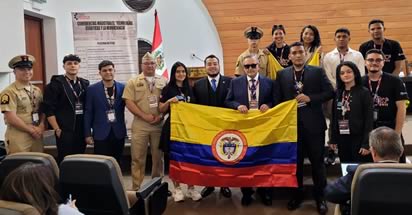 Noticia: Estudiante de Básica Primaria se destaca en Feria Internacional de Ciencia y Tecnología en Perú