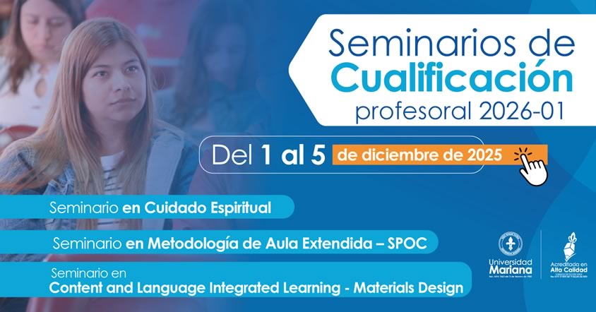 Universidad Mariana - Inscripciones abiertas