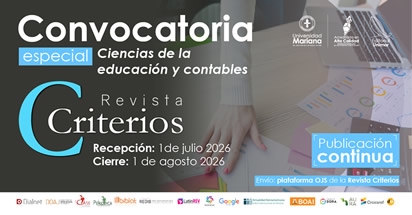 Convocatoria Fast Track Revista Criterios julio agosto 2026