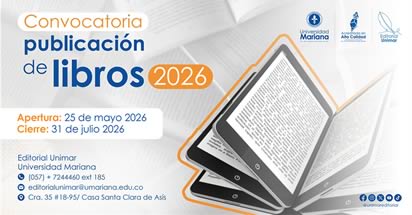 Noticia: Editorial de la Universidad Mariana abre convocatoria para publicación de libros 2026