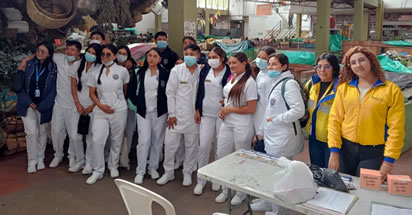 Noticia: UMariana lleva salud preventiva a comerciantes de Pasto